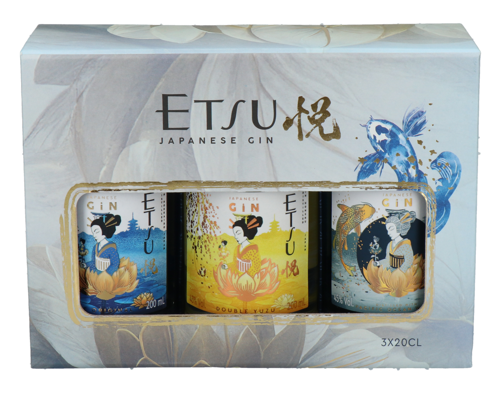 Etsu Japanese Gin - Trio 3x20cl